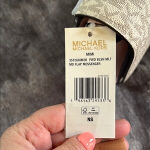 Michael Kors Blush and Cream Flap Messenger Bag #MK-78